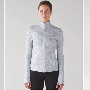 lululemon athletica Light Gray Space-Dye Full-Zip Jacket